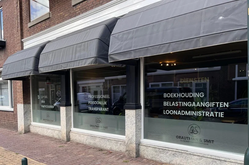 Zijkant van Bagijnhof 20 kantoorpand